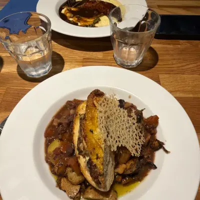 Plat du bistrot et tuile croustillante, photo de Martin P.